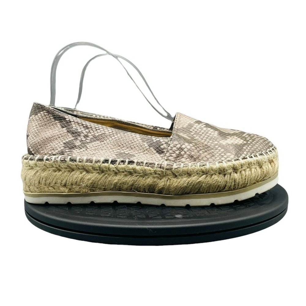Carlos by Carlos Santana Edith Shoes Women Snake Print 9 Espadrille Platform